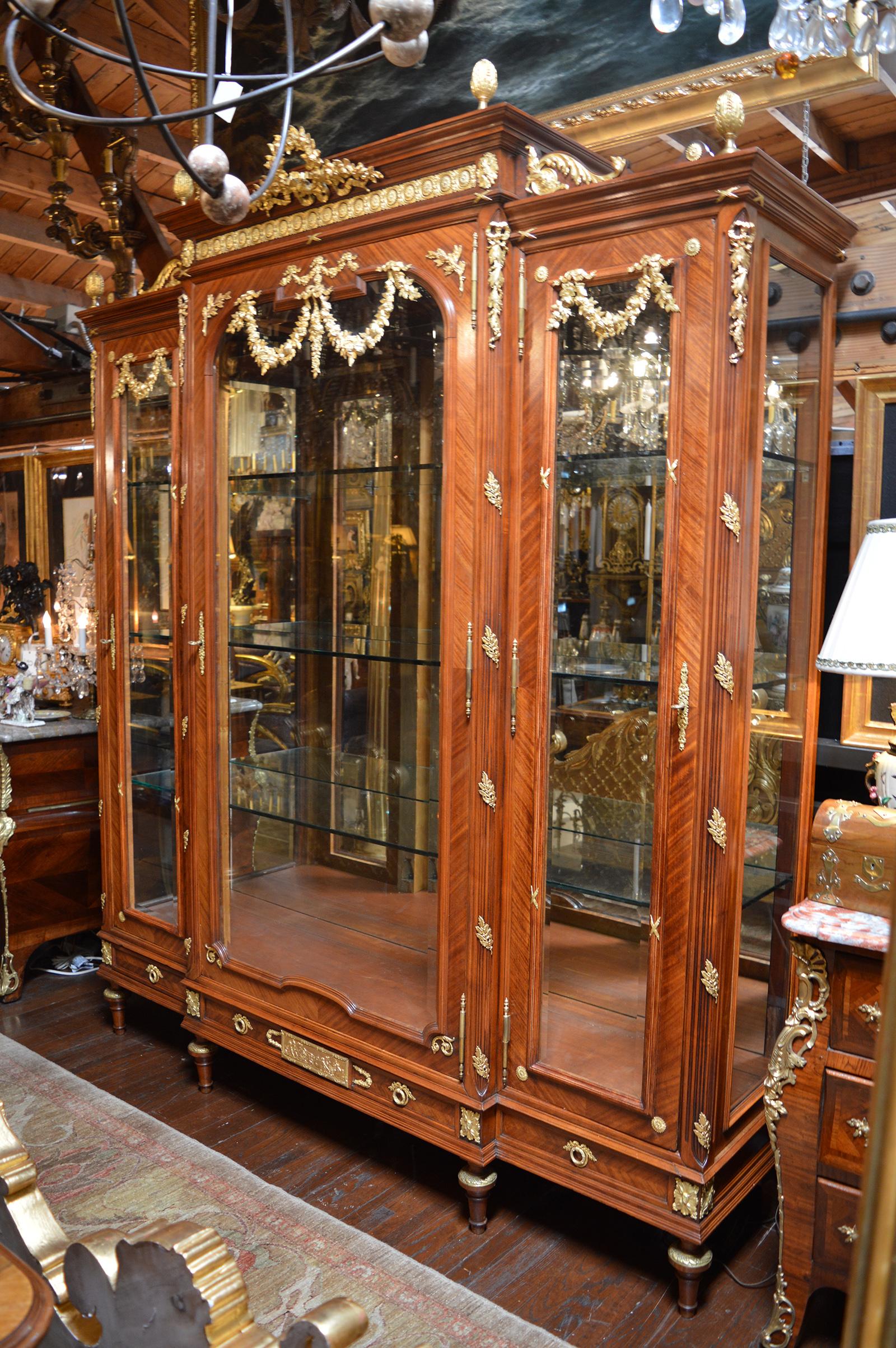 19th century French vitrine.