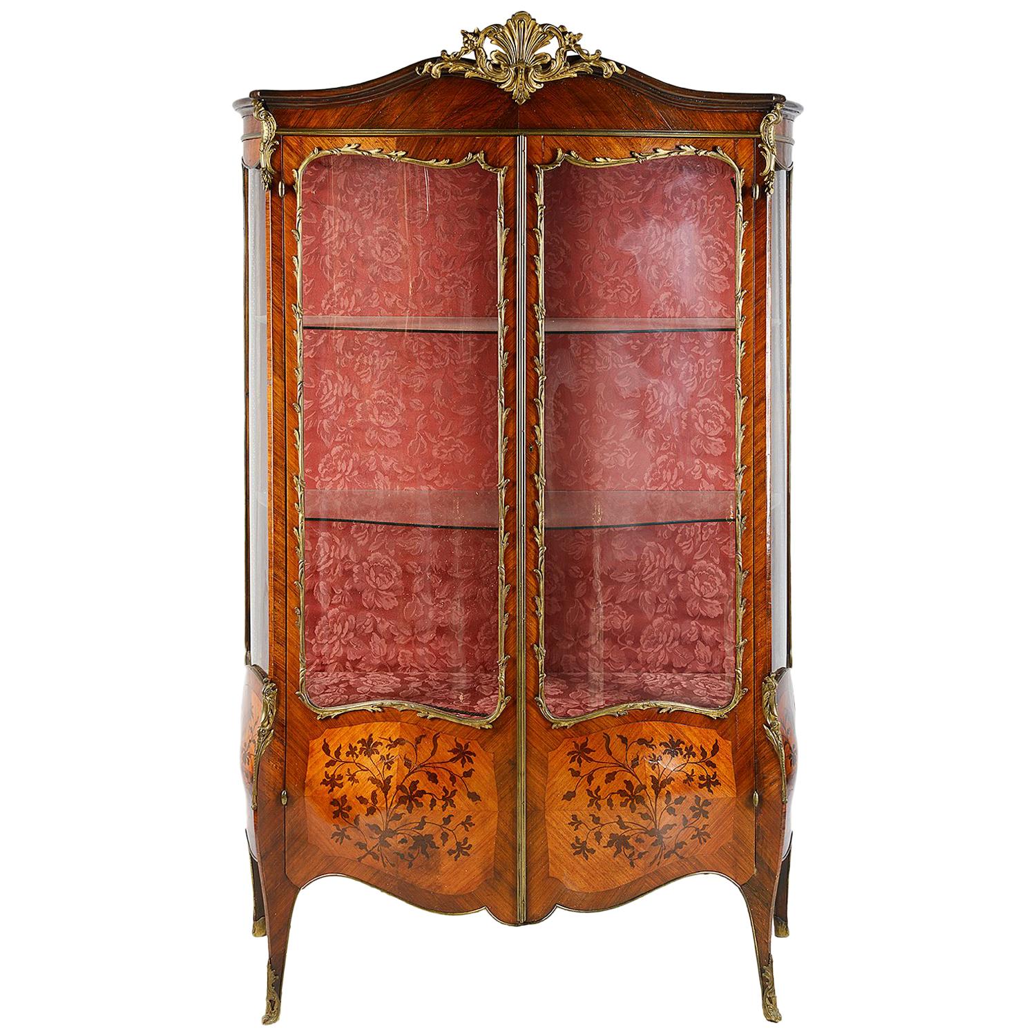 19th Century French Vitrine For Sale