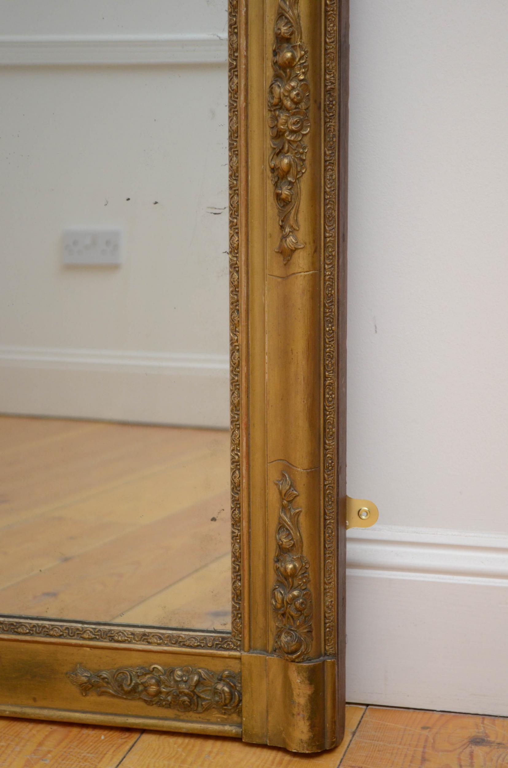 19th Century French Wall Mirror For Sale 6