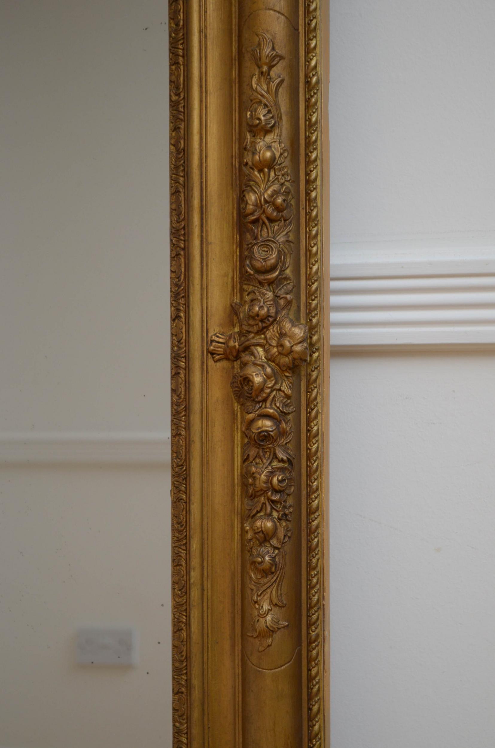 19th Century French Wall Mirror For Sale 8