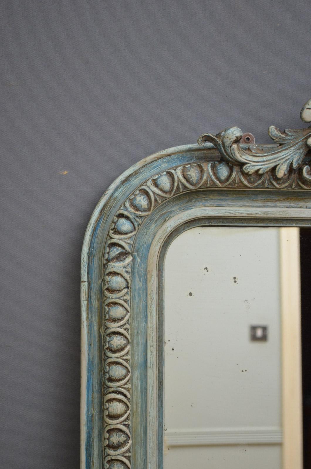 19th Century French Wall Mirror In Good Condition In Whaley Bridge, GB