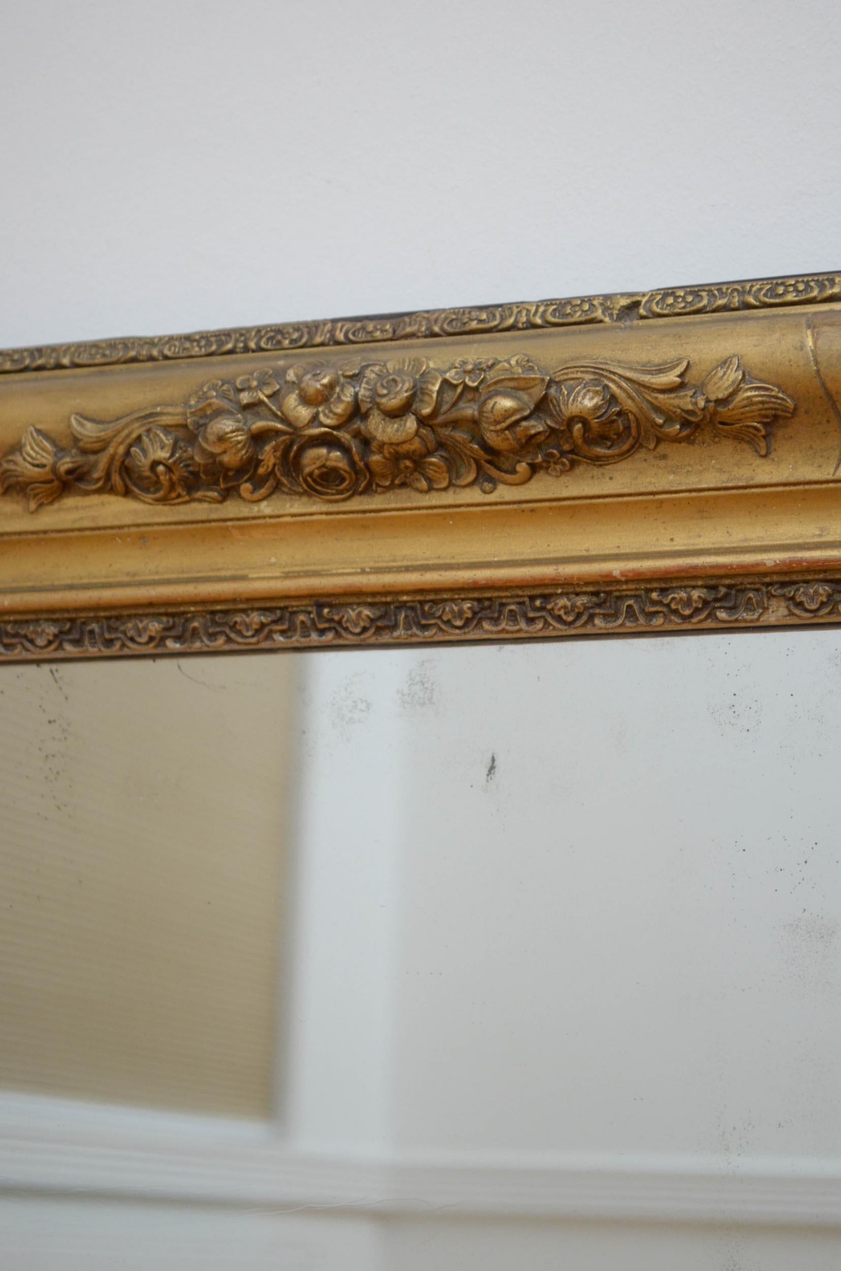 19th Century French Wall Mirror For Sale 4