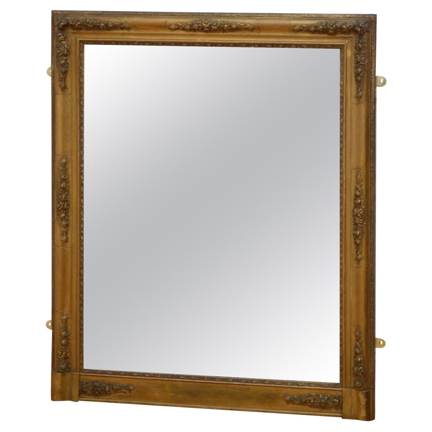 19th Century French Wall Mirror For Sale