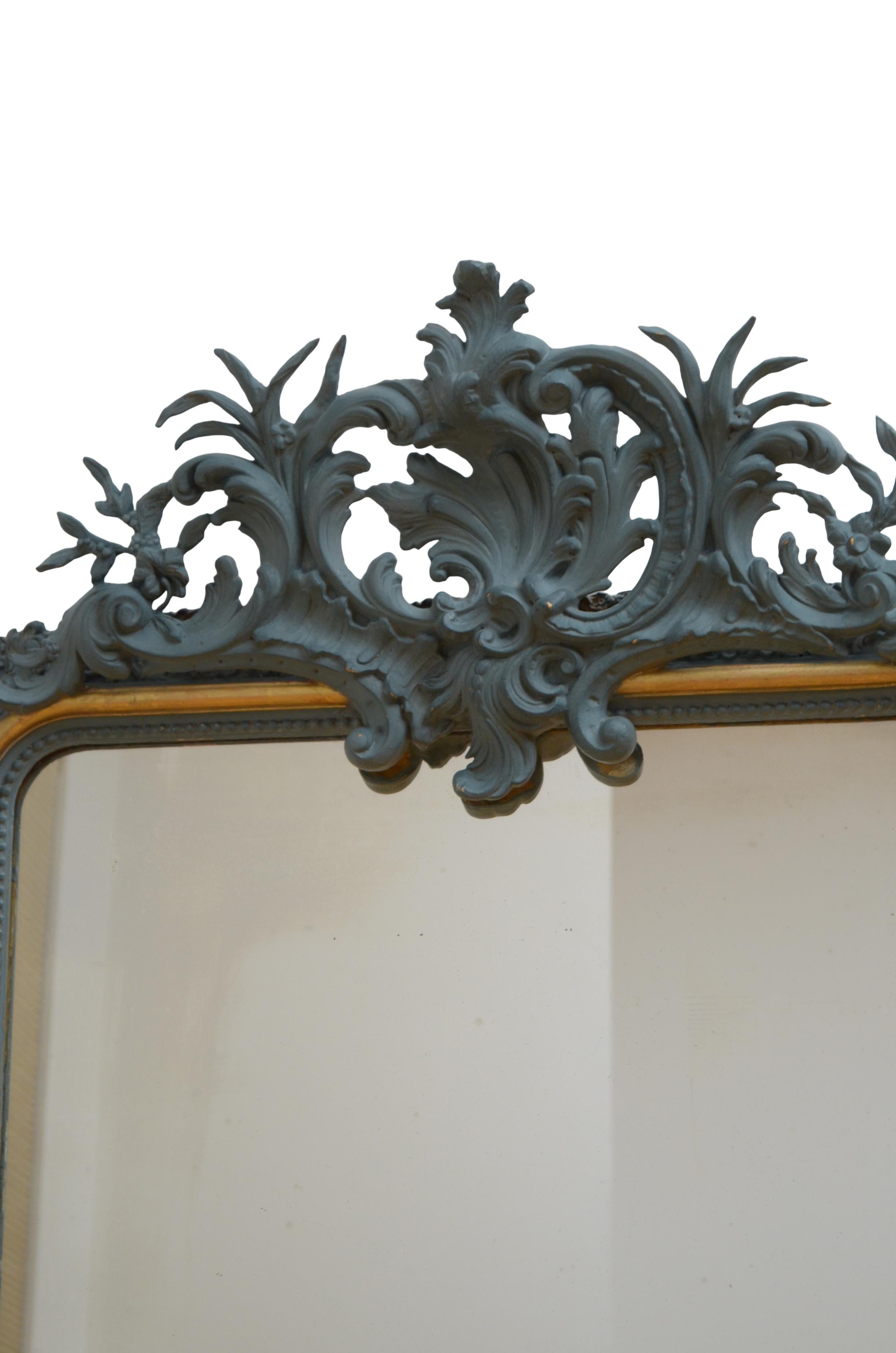 19th Century French Wall Mirror For Sale 1