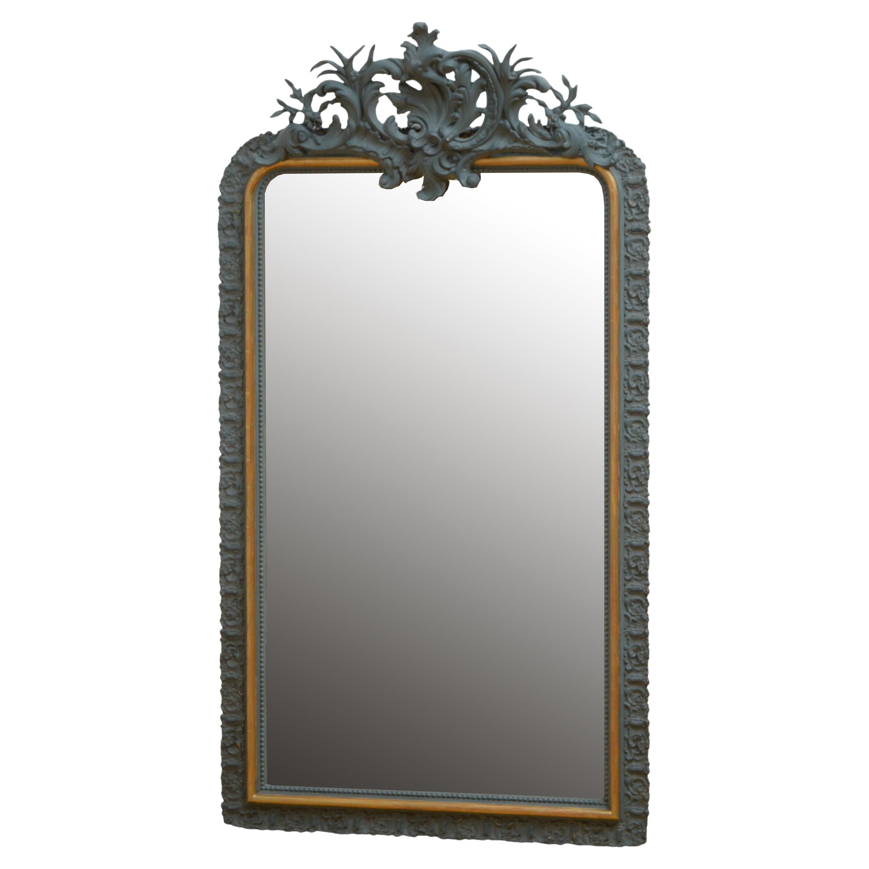 19th Century French Wall Mirror For Sale