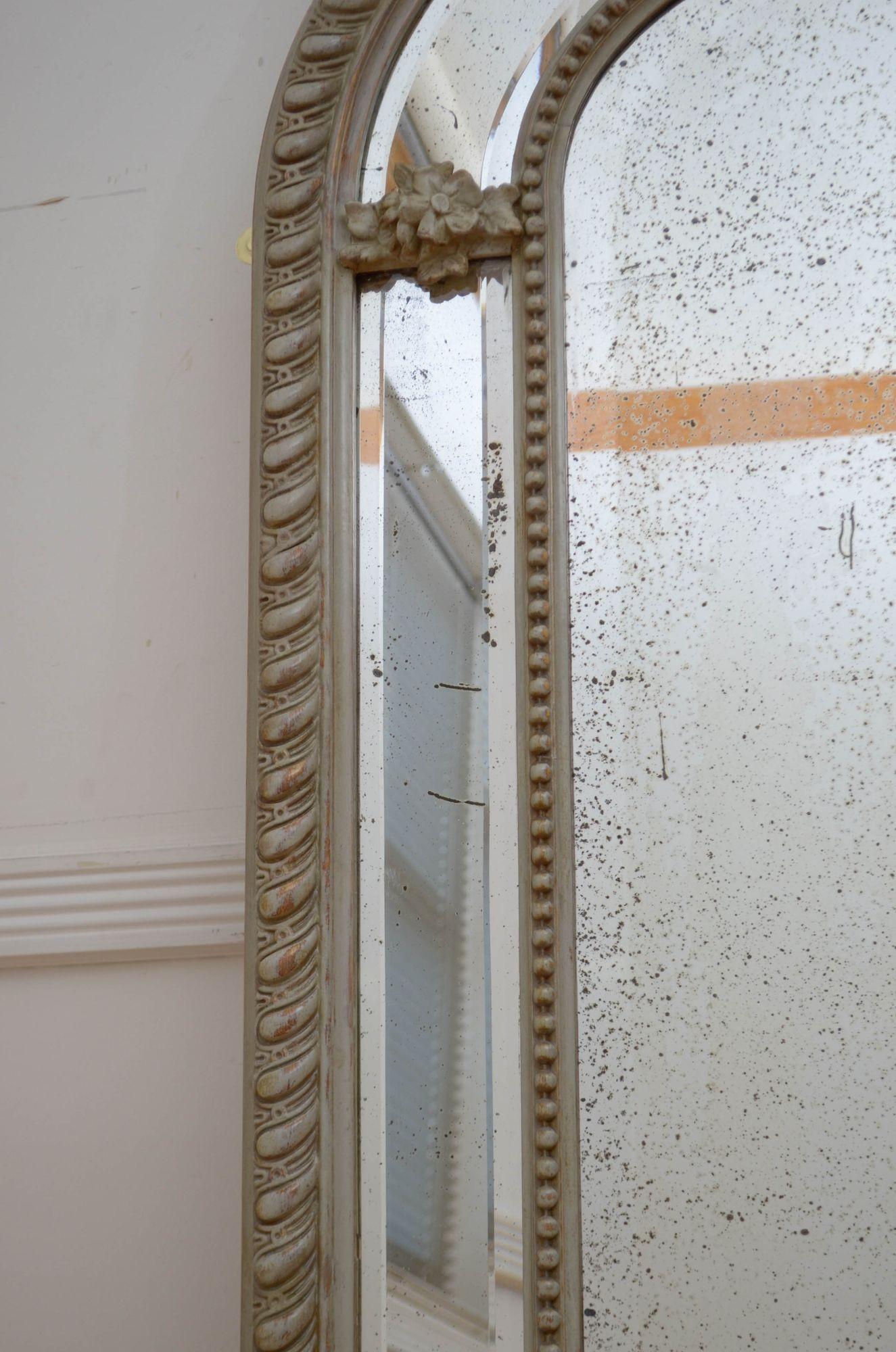 19th Century French Wall Mirror H176cm For Sale 2