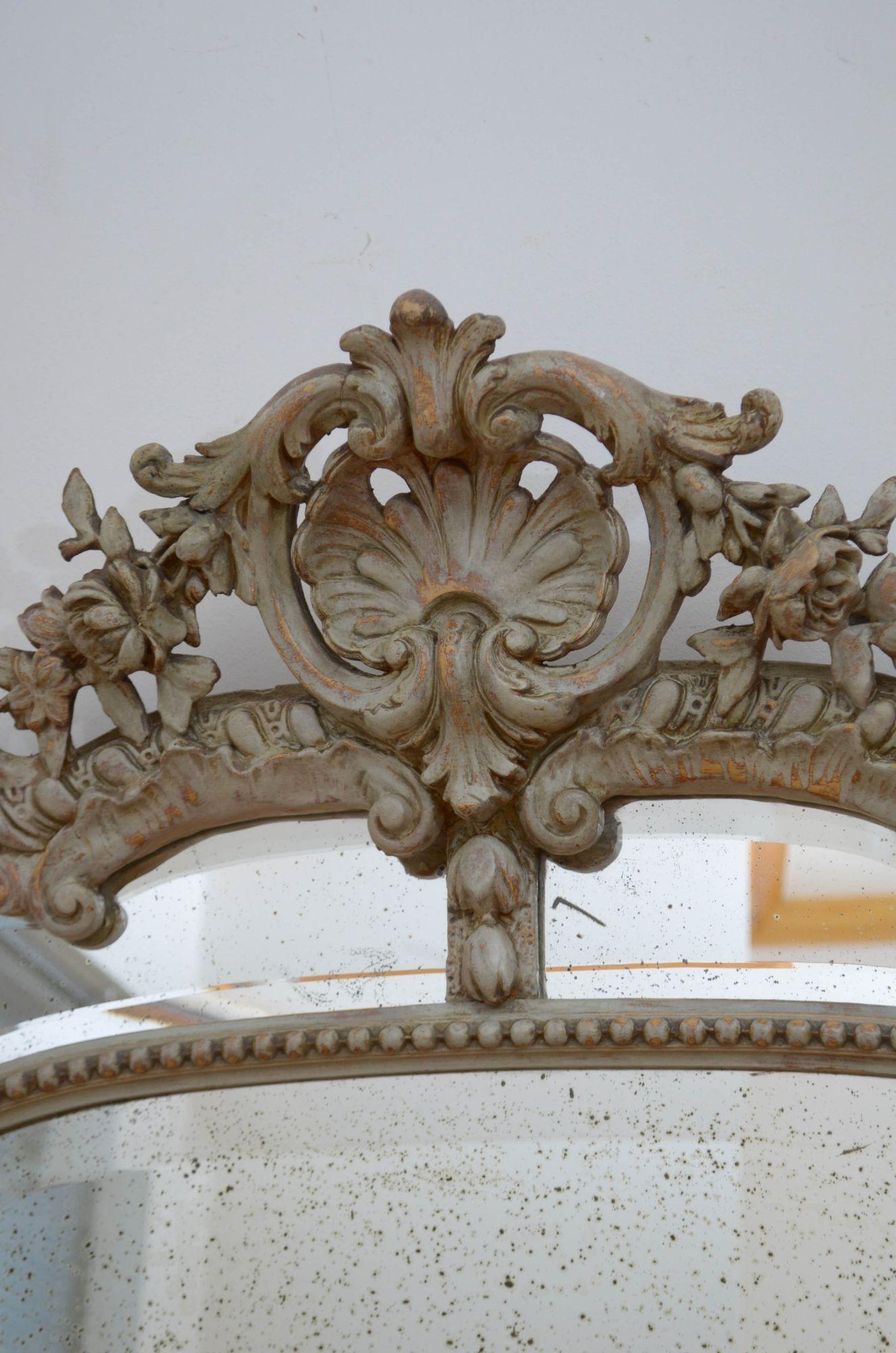 19th Century French Wall Mirror H176cm For Sale 4