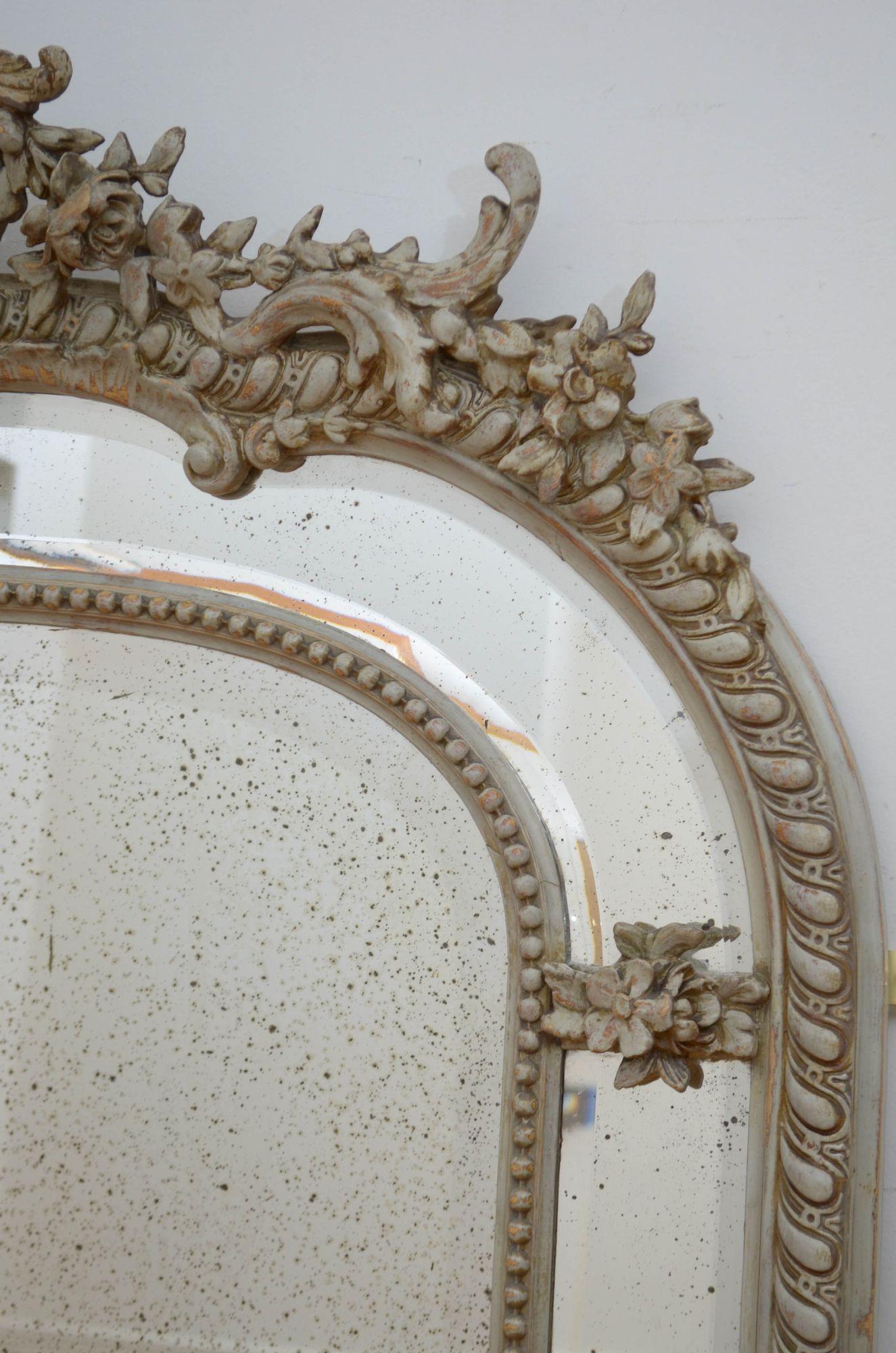 19th Century French Wall Mirror H176cm For Sale 5
