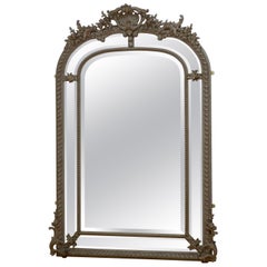 Miroir mural français du 19ème siècle H176 cm