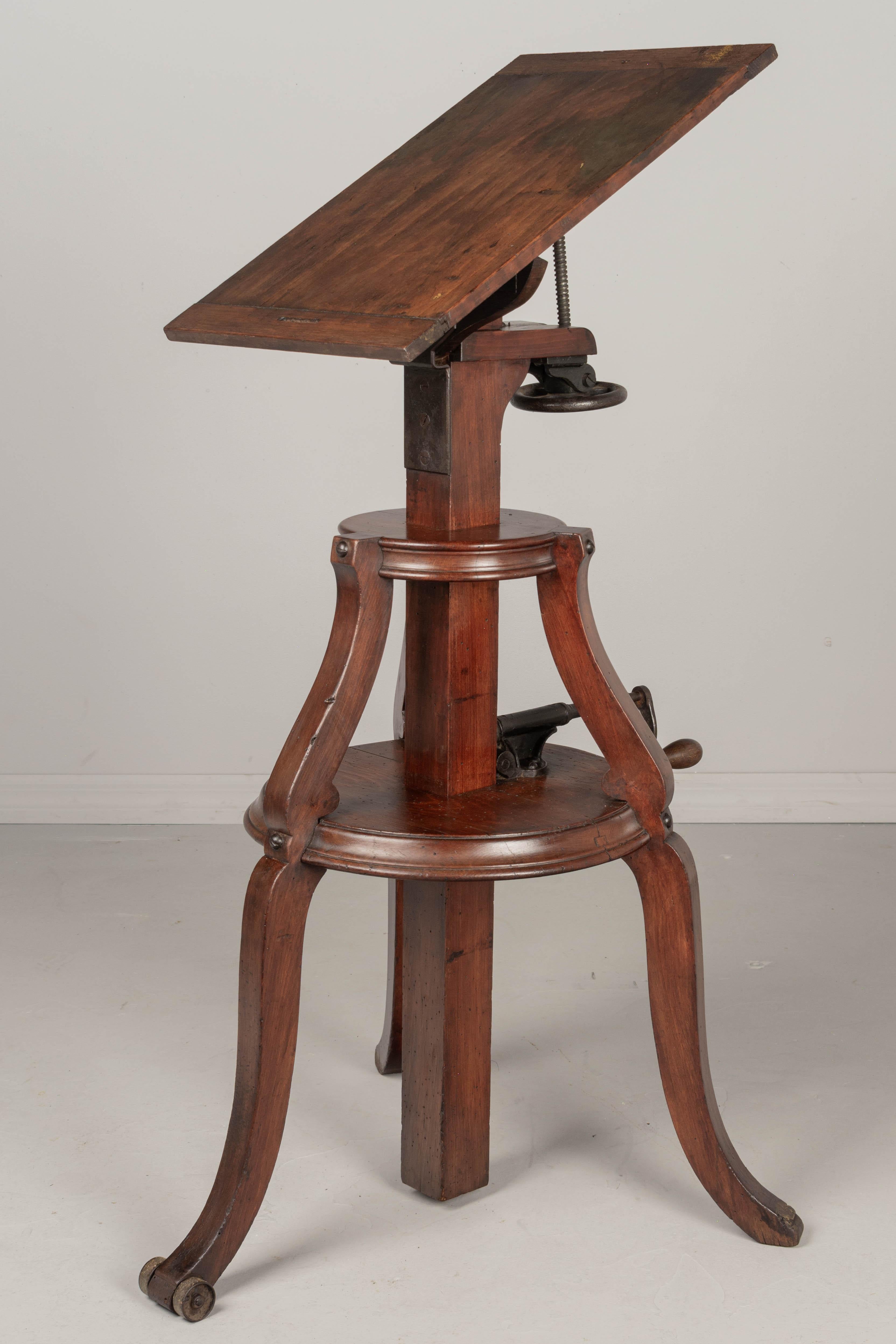 19th Century French Adjustable Sculptor's Stand For Sale 4