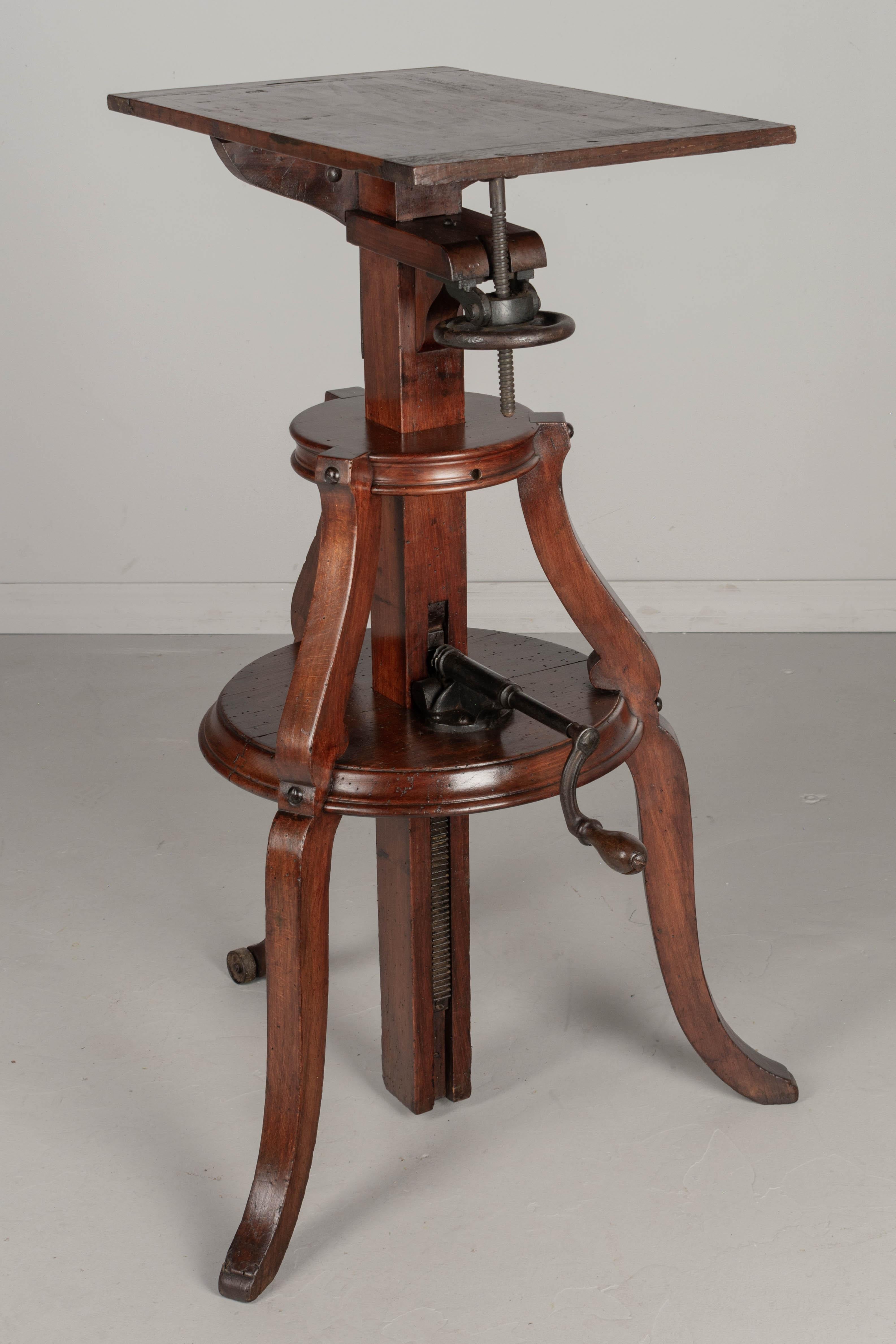 19th Century French Adjustable Sculptor's Stand For Sale 5