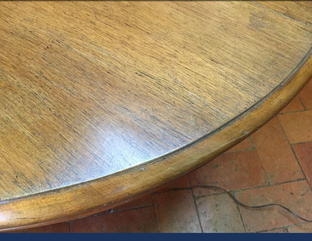 19th Century French Walnut Adjustable Table with Carved Base, 1890s For Sale 1