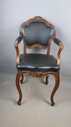 19th Century French Walnut Armchair