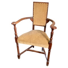 19th Century French Walnut Armchair