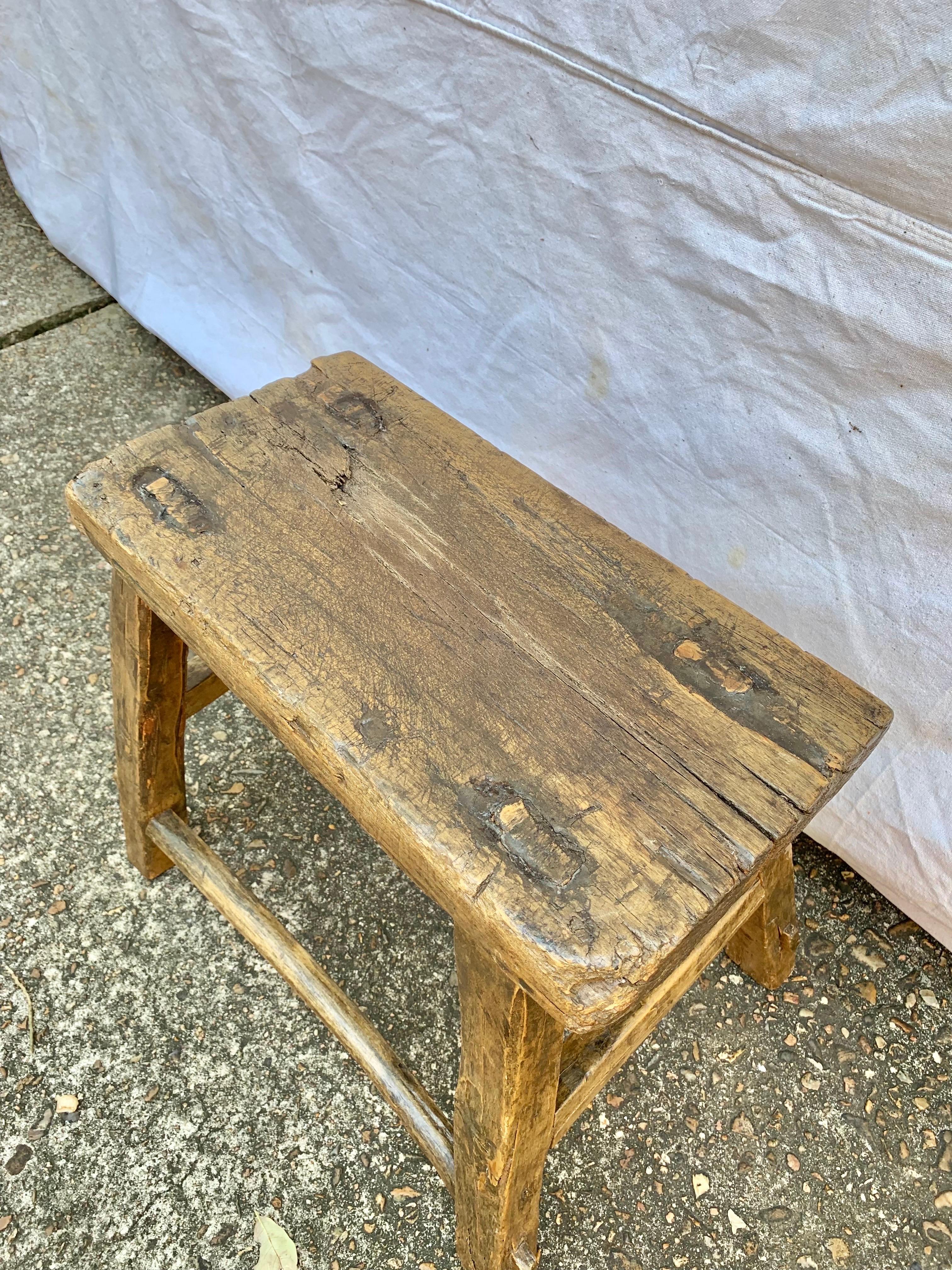 19th Century French Walnut Bench For Sale 4