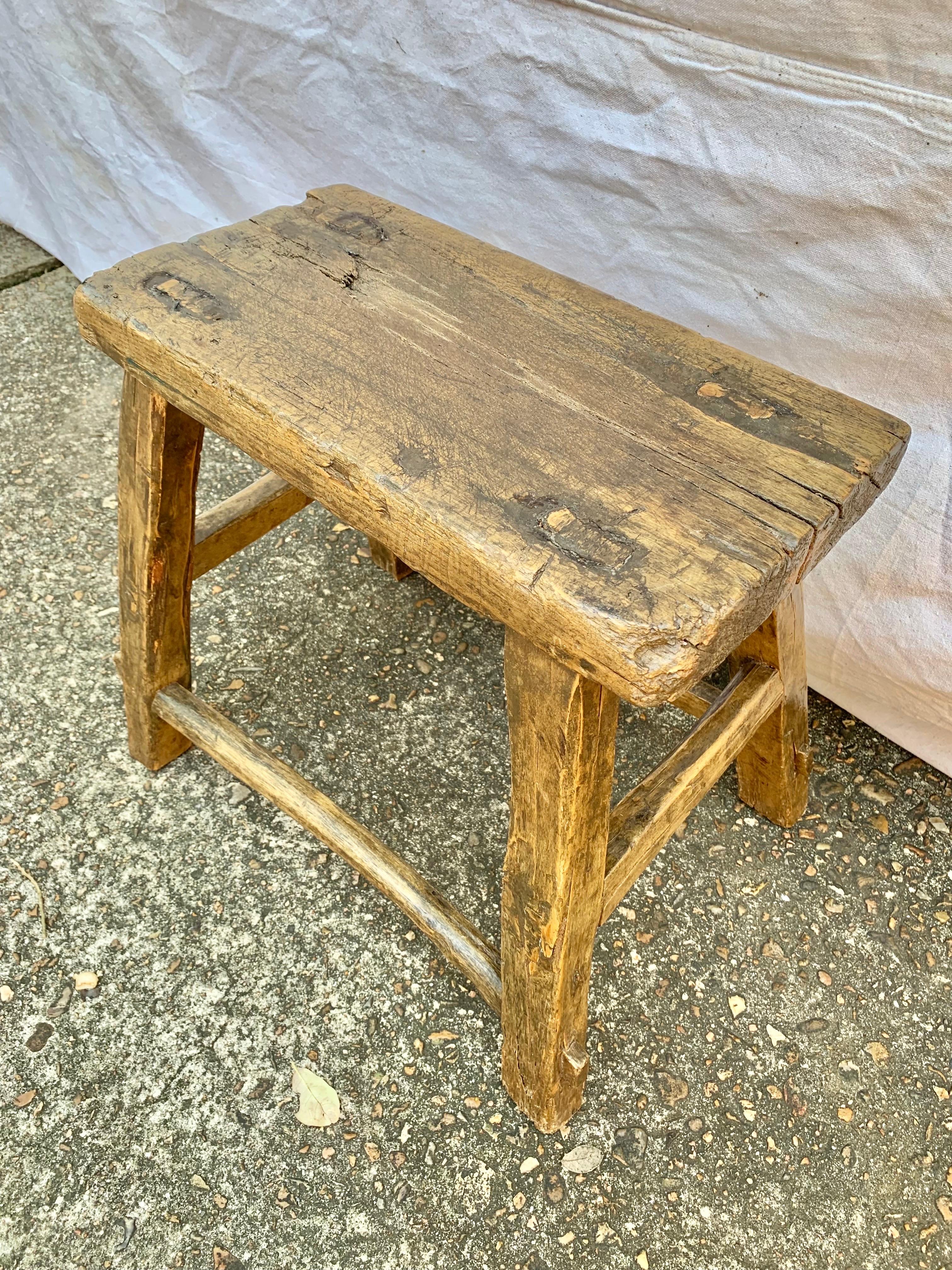 19th Century French Walnut Bench For Sale 5