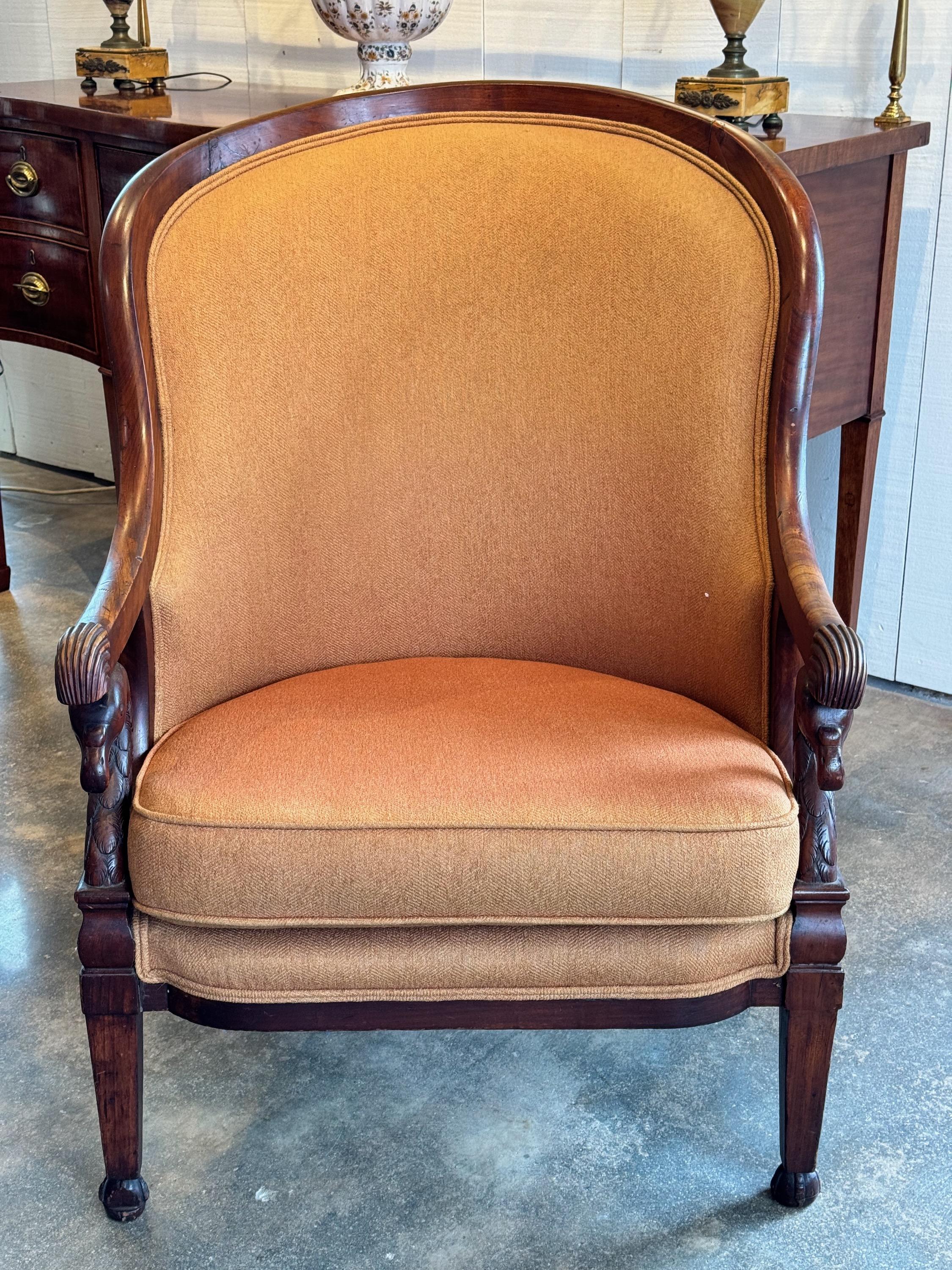 This bergere is beautiful and of great size. Will add comfort and style .
