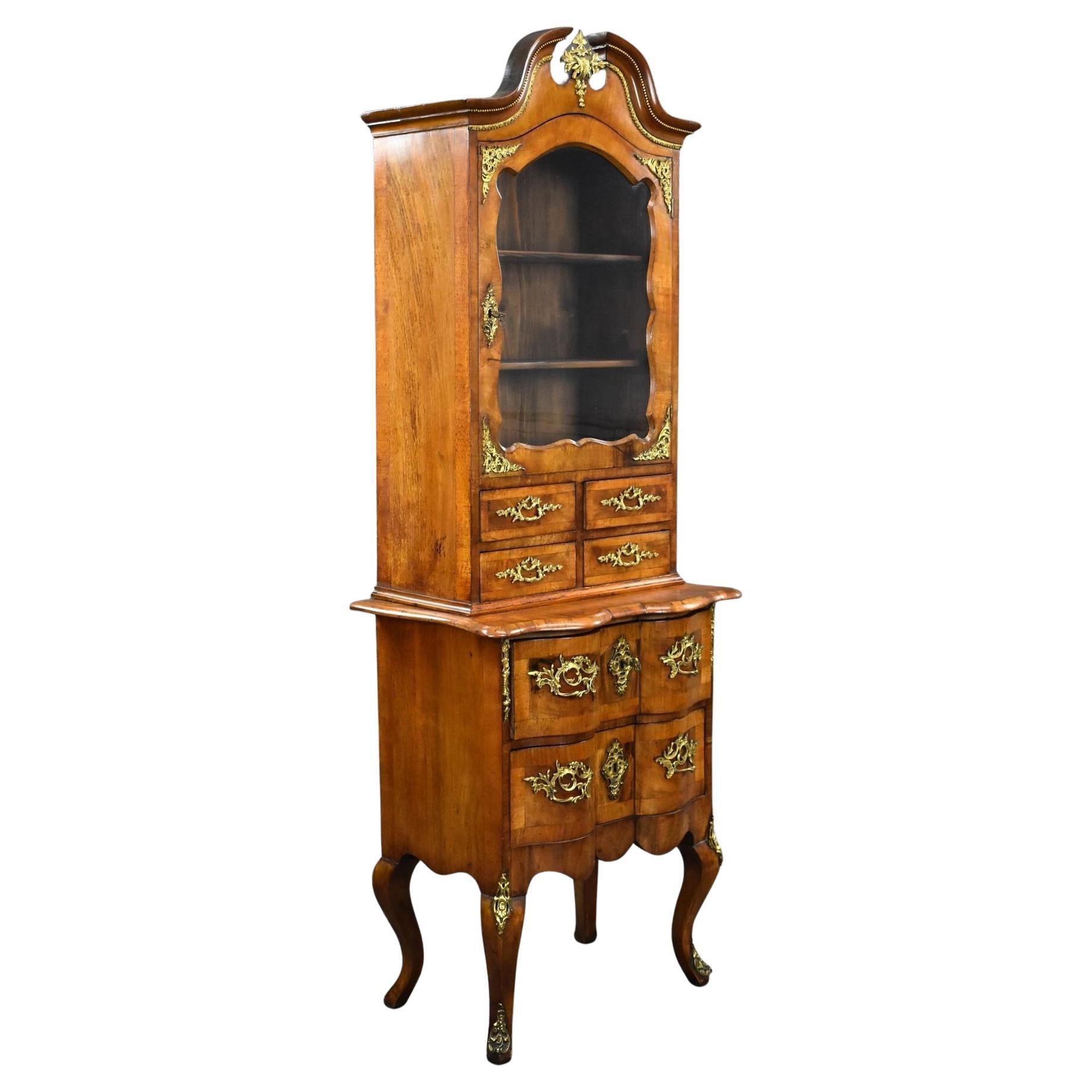 19th Century French Walnut Bonheur Du Jour For Sale
