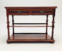 19th Century French Burl Walnut Sideboard