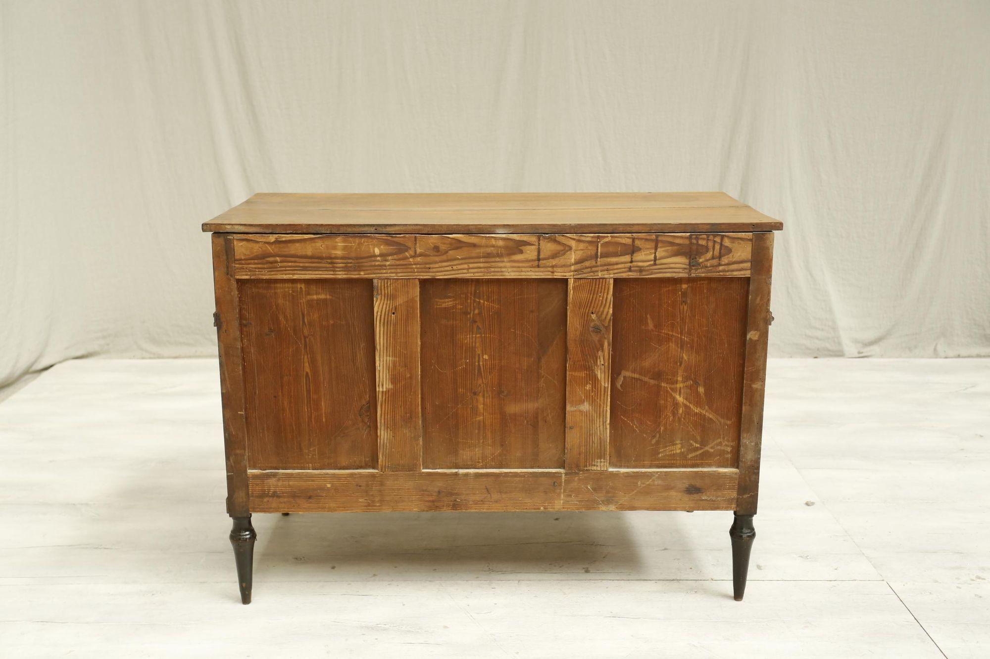 19th Century, French Walnut Chest of Drawers 11