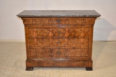 19th Century French Walnut Commode