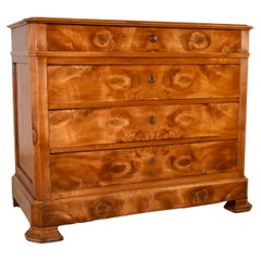 Commode française du 19ème siècle en noyer