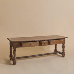 19th Century French Walnut Dining Table