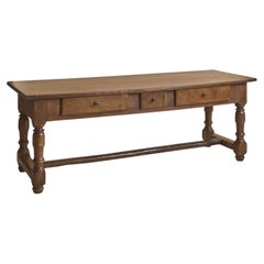 19th Century French Walnut Dining Table