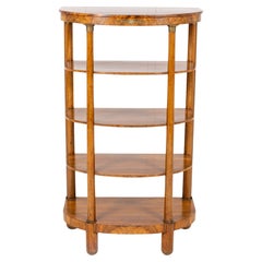 Antique 19th Century French Walnut Display Stand / Étagère