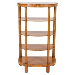 19th Century French Walnut Display Stand / Étagère