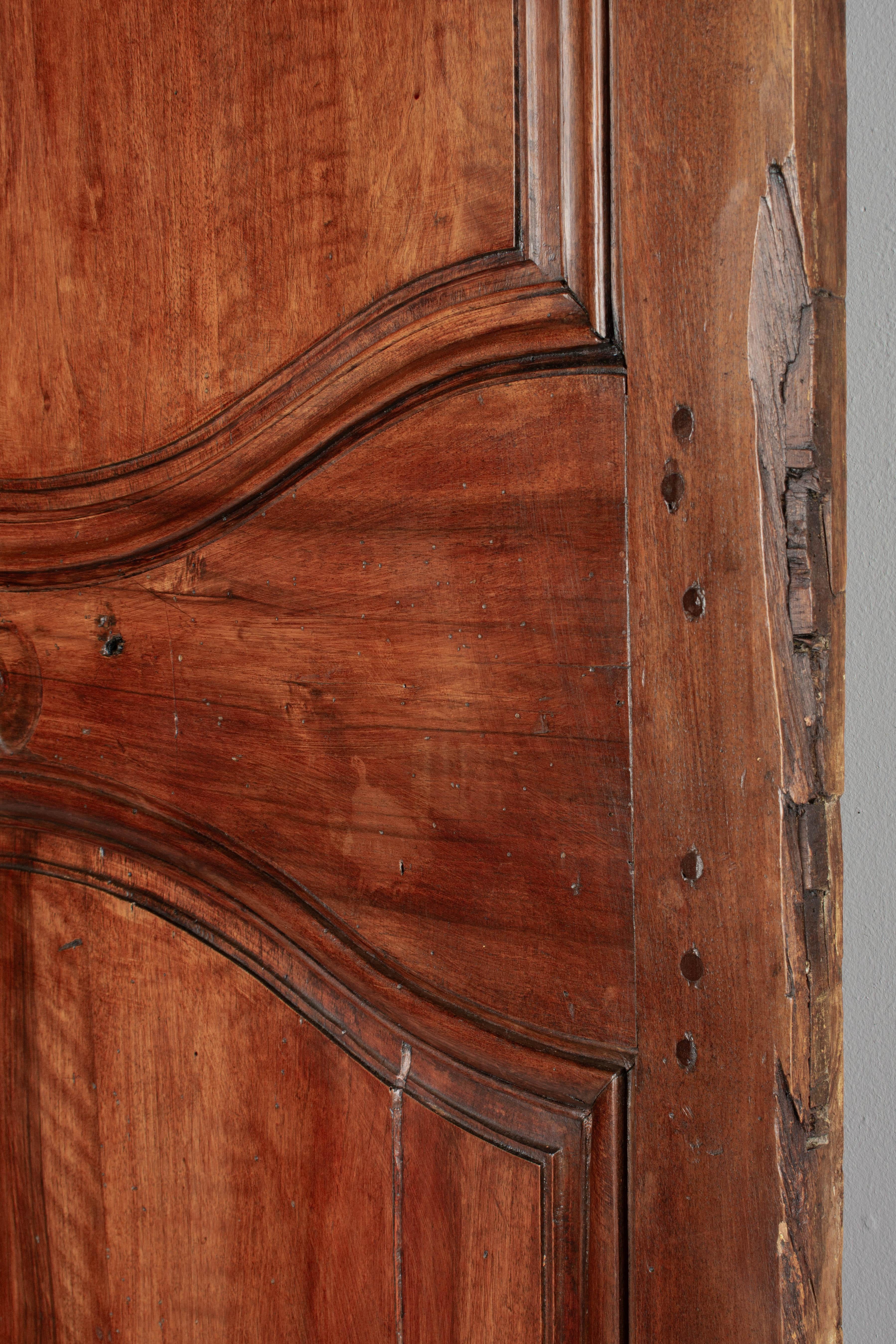 19th Century French Walnut Door  In Good Condition For Sale In Winter Park, FL