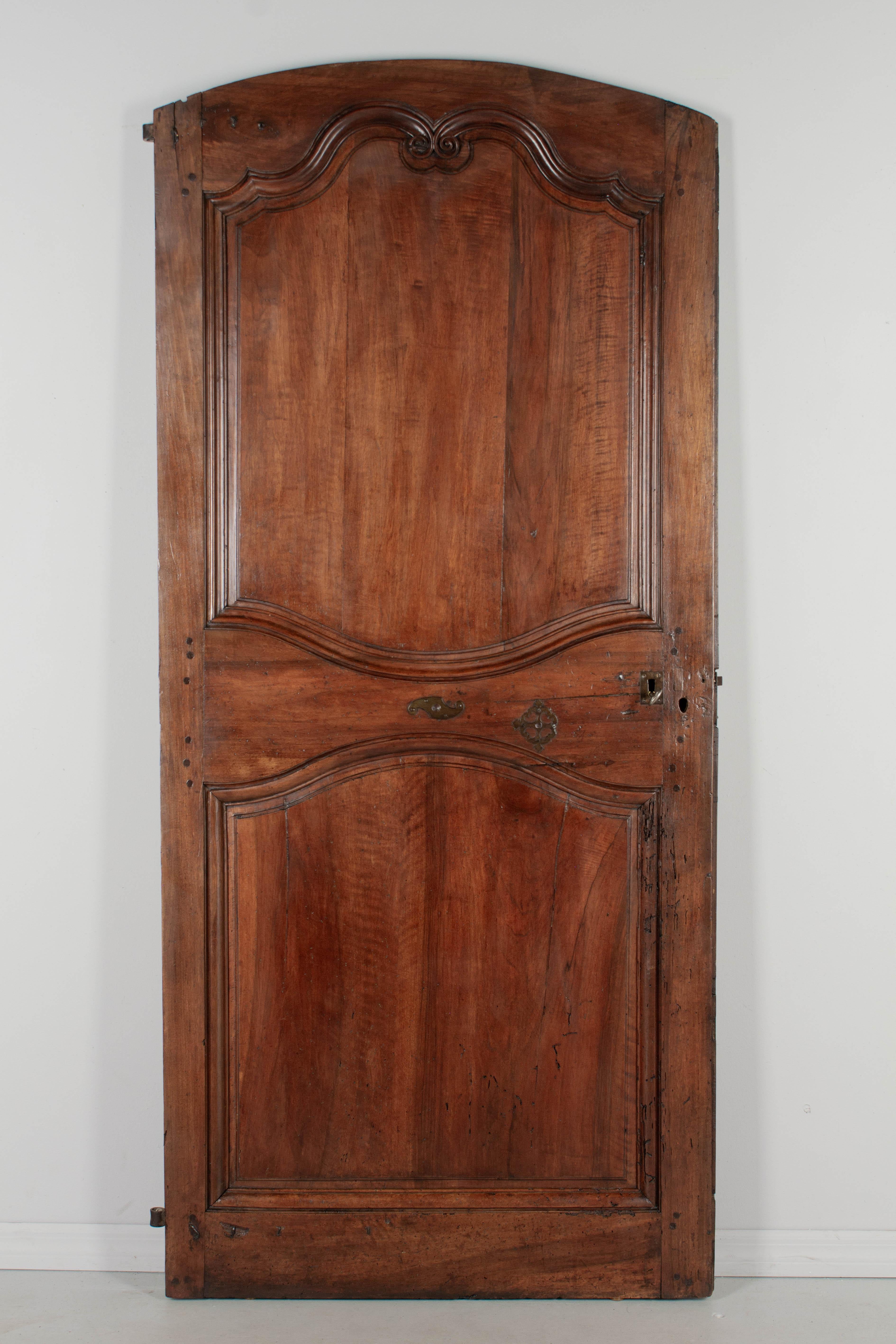 19th Century French Walnut Door  For Sale 1