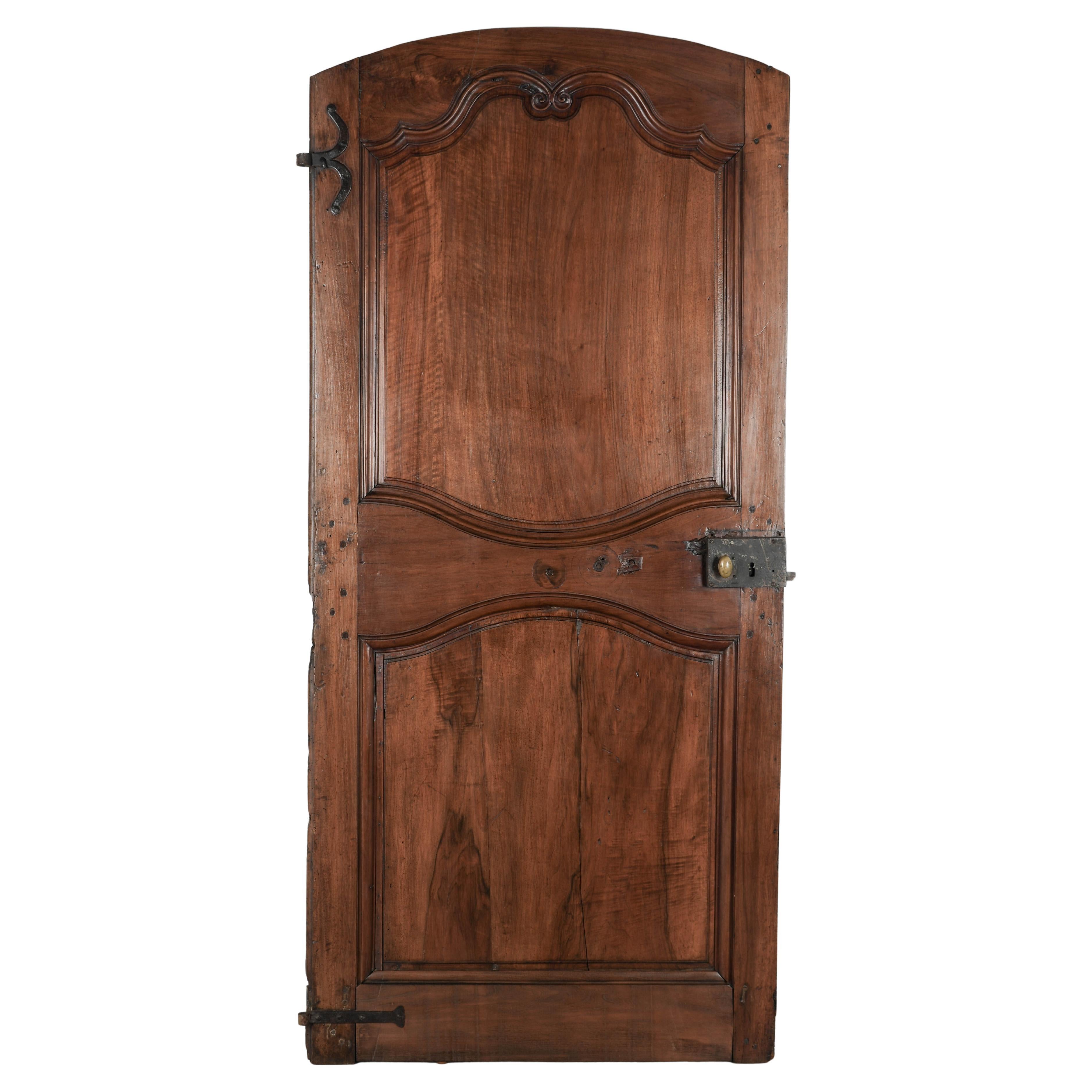 19th Century French Walnut Door