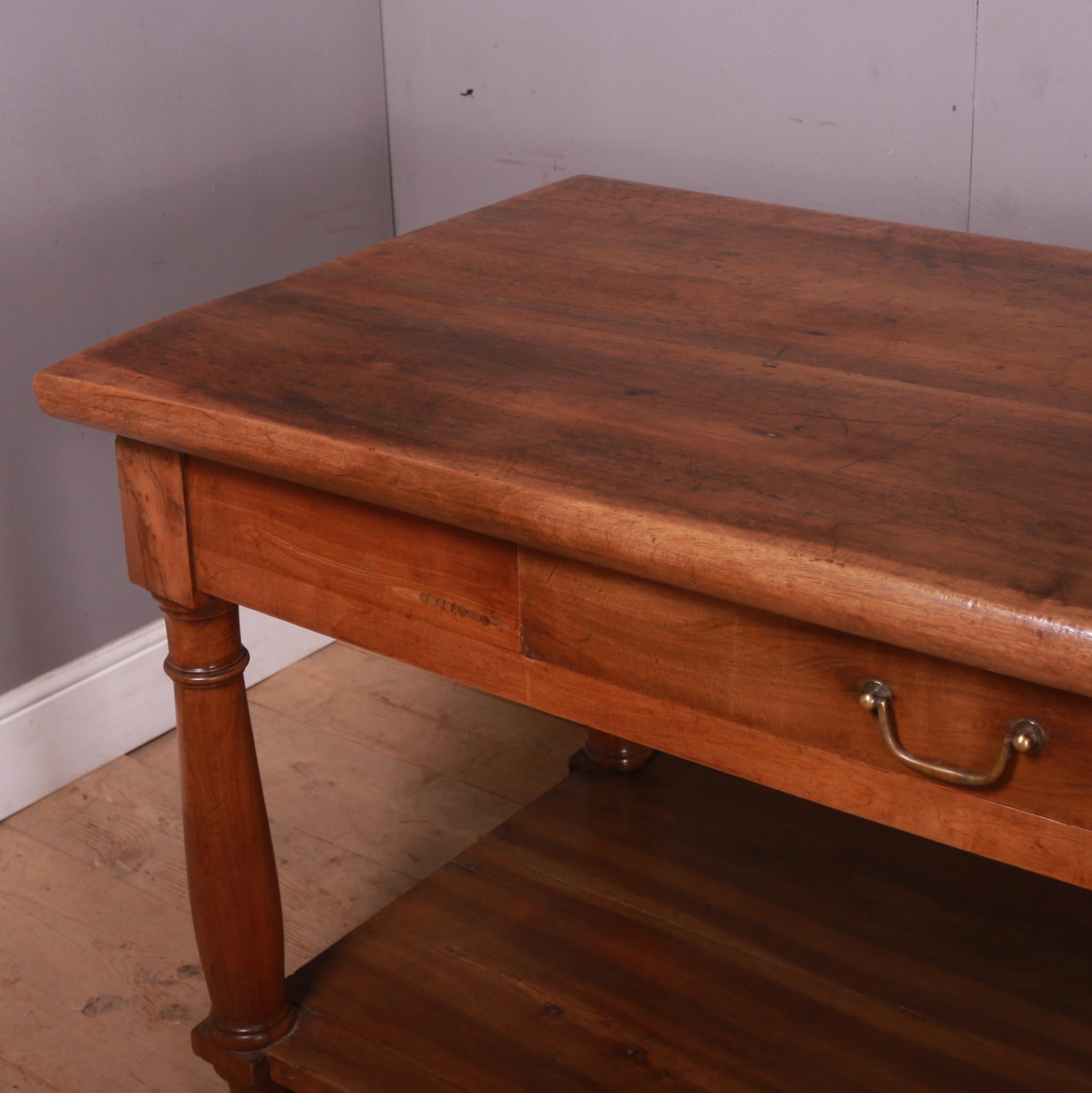 19th Century French Walnut Drapers / Center Table 3