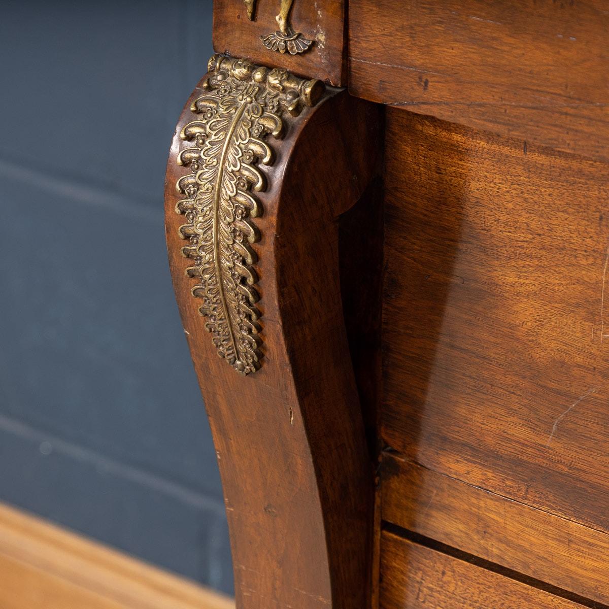 19th Century French Walnut Empire Style Chest of Drawers, circa 1820 9
