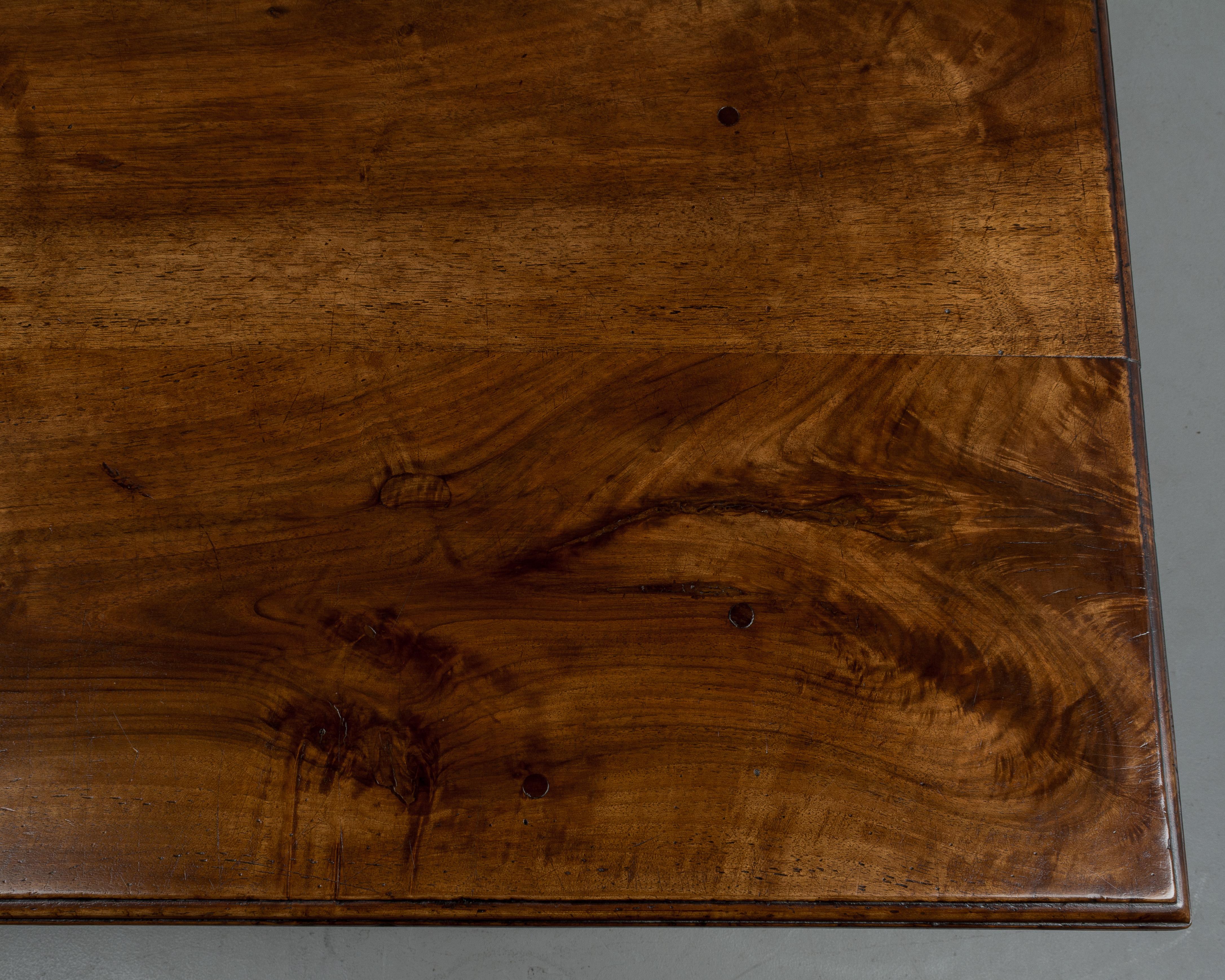 19th Century French Walnut Farm Table 7