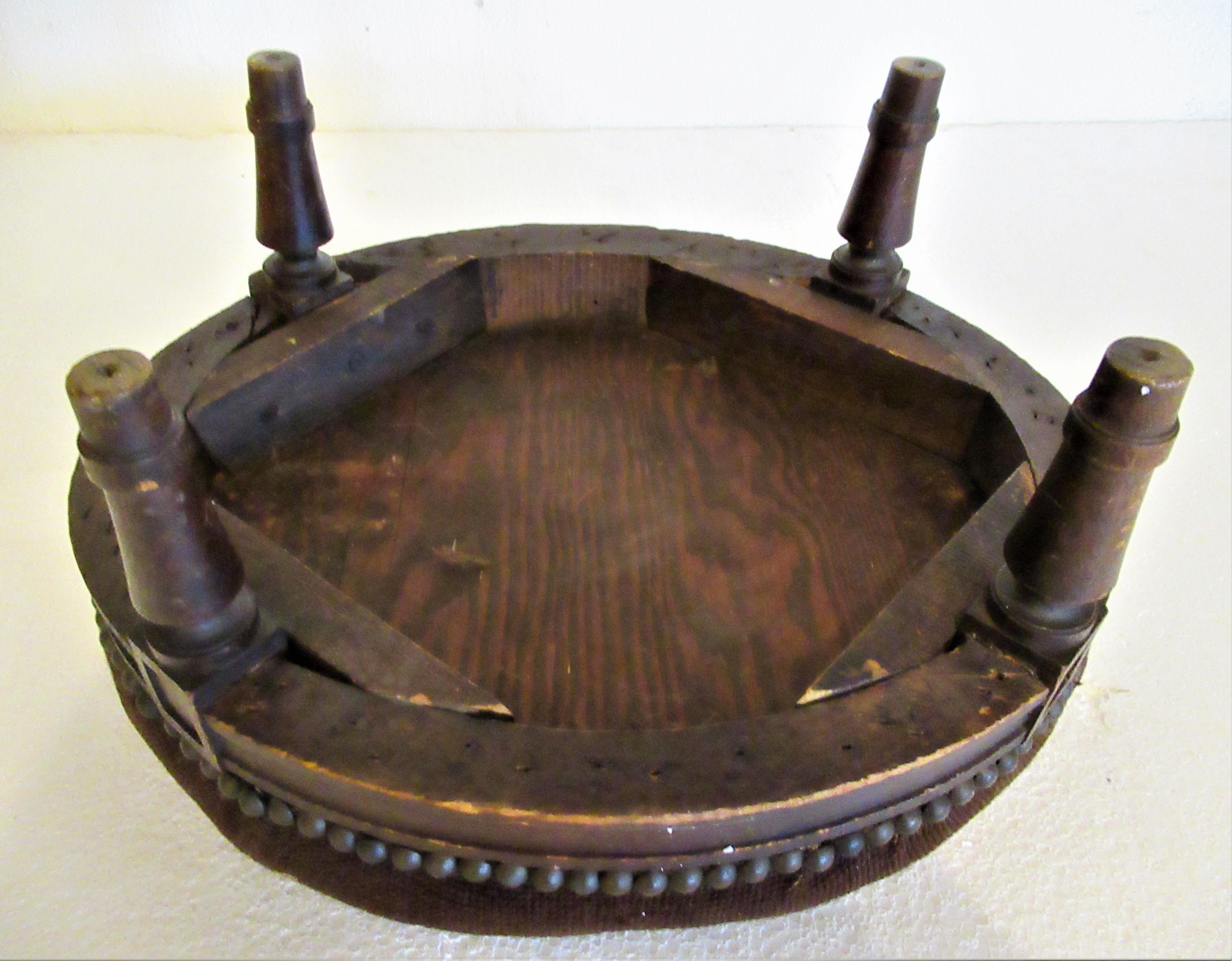 Louis XVI 19th Century French Walnut Footstool