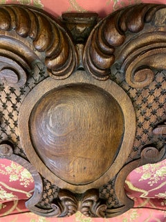 19. Jahrhundert Französisch Nussbaum Hand geschnitzt Wanddekoration
