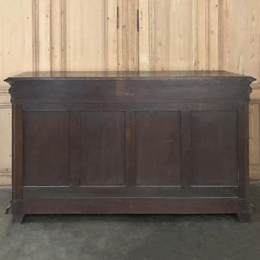 19th Century French Walnut Henri II Buffet 6