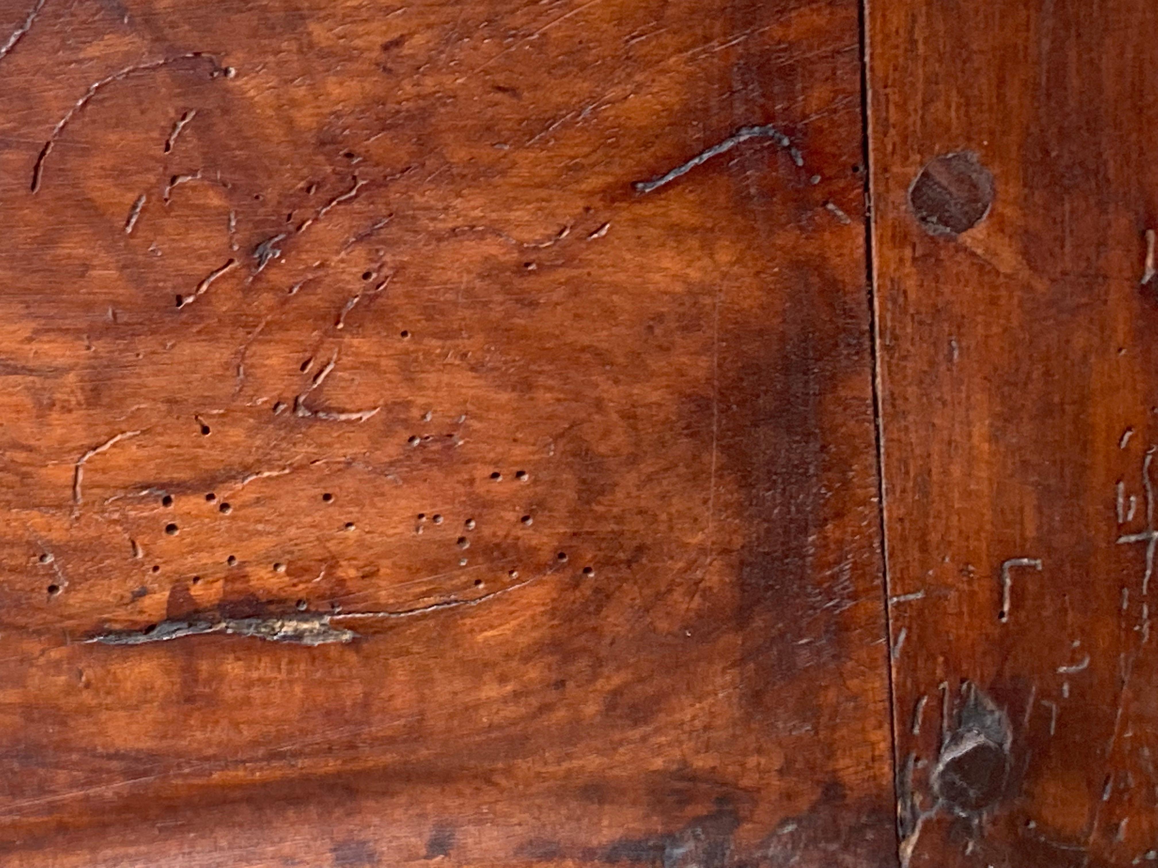 19th Century French Walnut Kitchen Table/ Dining Table 3