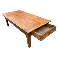 19th Century French Walnut Large Coffee Table Antique 19th Century French Walnut Large Coffee Table