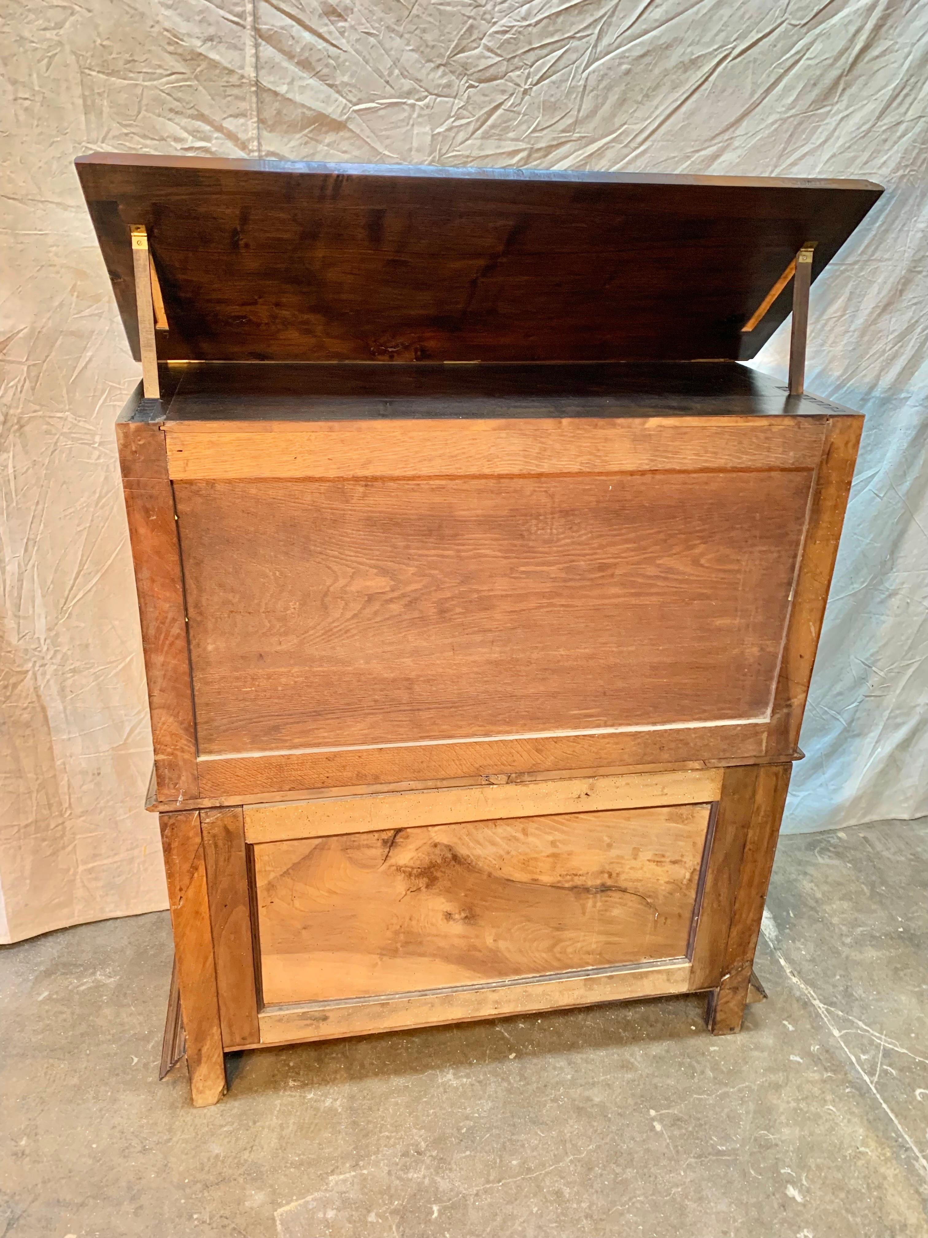 19th Century French Walnut Library Book Stand 9