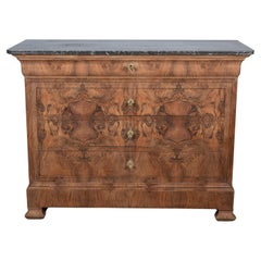 19th Century French Walnut Louis Philippe Commode