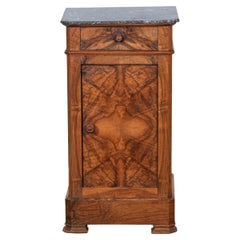 Antique 19th Century French Walnut Louis Philippe Nightstand