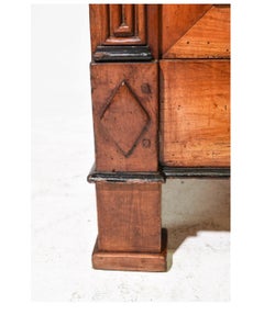 19th Century French Walnut Marble Top Sideboard / Enfilade