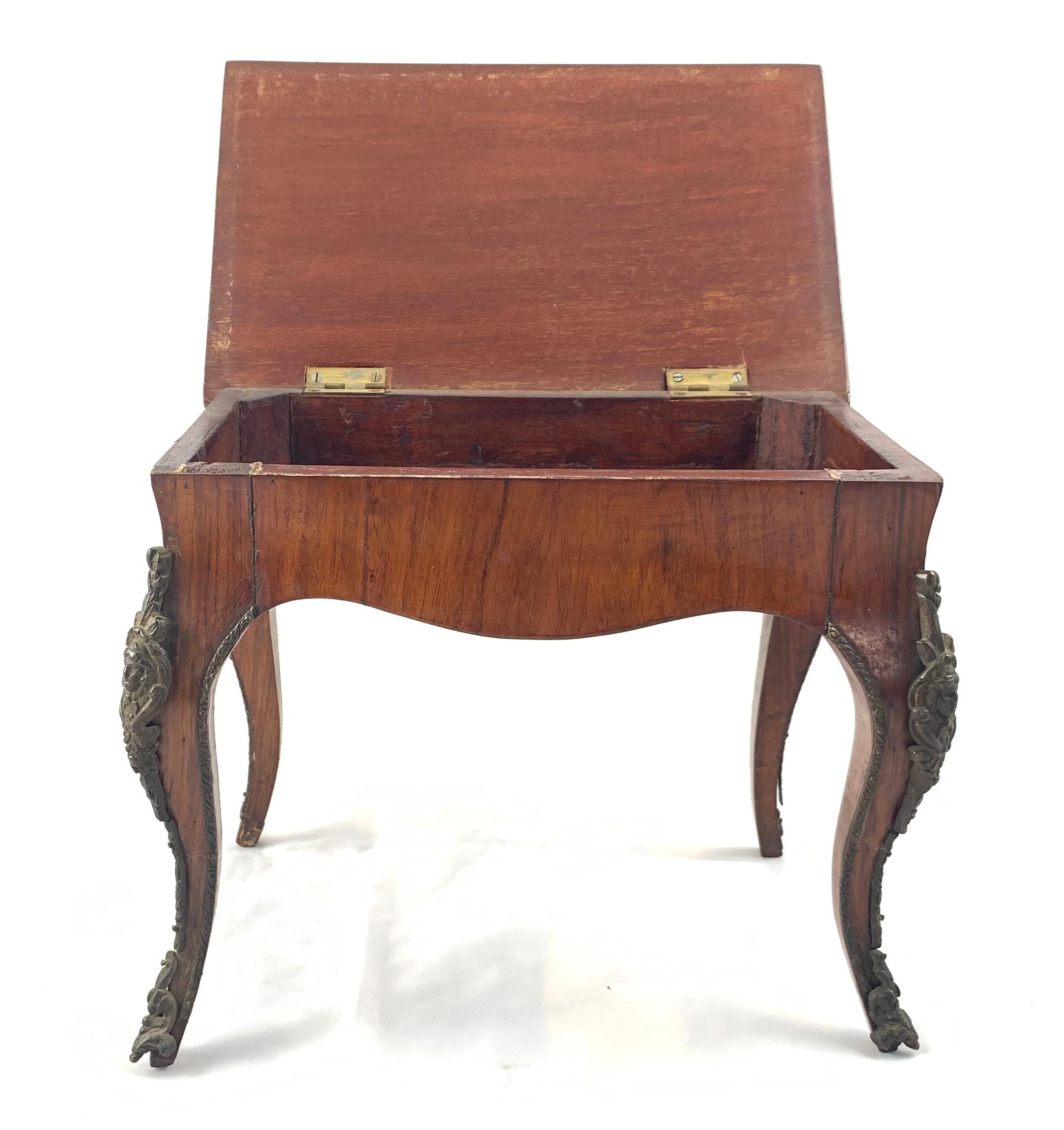 19th Century French Walnut Miniature Table In Good Condition For Sale In London, GB