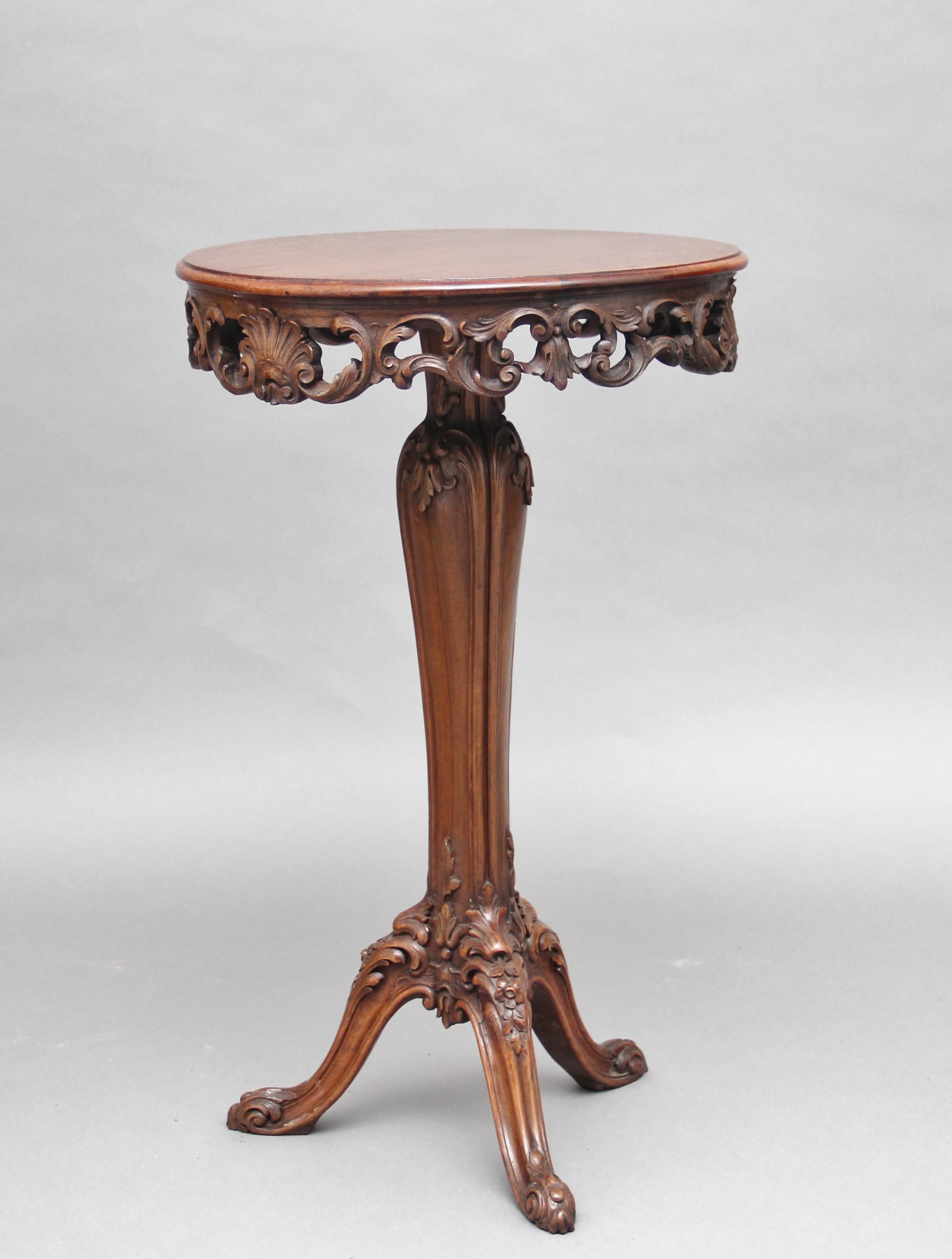 Late 19th Century 19th Century French Walnut Occasional Table
