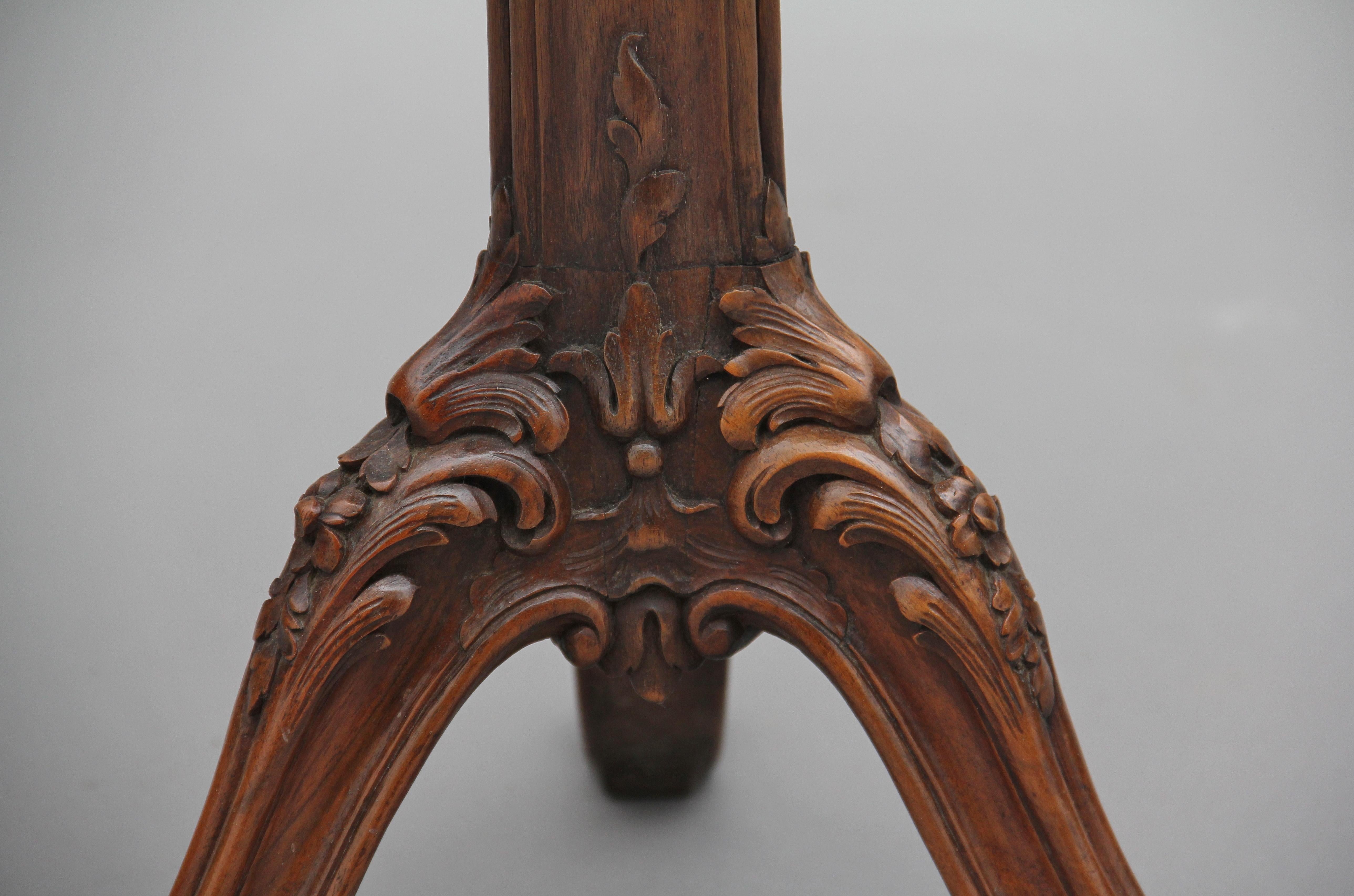 19th Century French Walnut Occasional Table 3