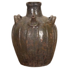 19th Century French Walnut Oil Jar