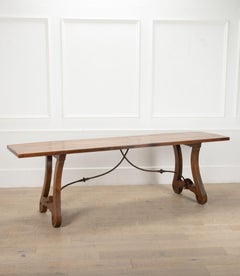 19th Century French Walnut Serving Table